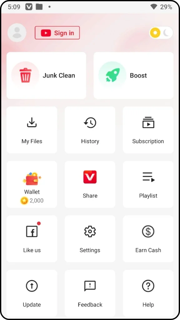 Download files Organized